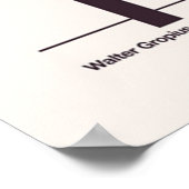 Bauhaus, modernistisch, minimalistisch, geometrisc poster (Hoek)