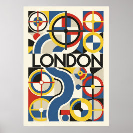 Bauhaus, modernistisch, minimalistisch, geometrisc poster