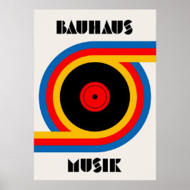 Bauhaus, modernistisch, minimalistisch, geometrisc poster