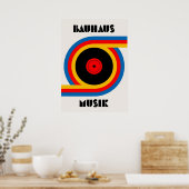 Bauhaus, modernistisch, minimalistisch, geometrisc poster (Keuken)