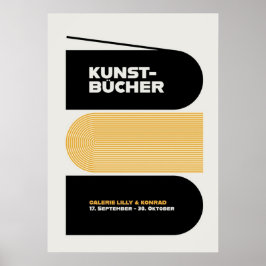 Bauhaus, modernistisch, minimalistisch, geometrisc poster