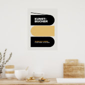 Bauhaus, modernistisch, minimalistisch, geometrisc poster (Keuken)