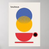 Bauhaus, modernistisch, minimalistisch, geometrisc poster (Voorkant)