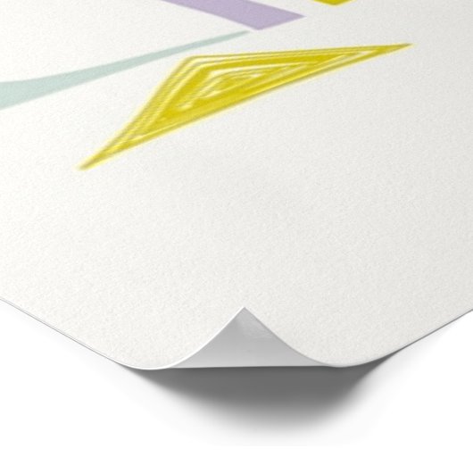 Bauhaus, modernistisch, minimalistisch, geometrisc poster (Hoek)