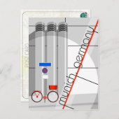 Bauhaus München Duitsland Briefkaart (Voorkant / Achterkant)