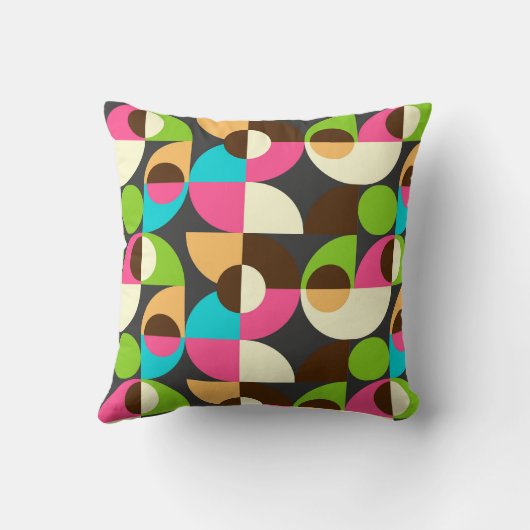 Bauhaus neon tegel kussen (Achterkant)