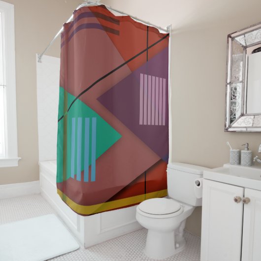 Bauhaus No. 414 Shower Curtain Douchegordijn (In situ)