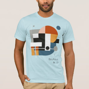Bauhaus Nr. 13, Kleurrijke Minimalistische Kunst  T-shirt