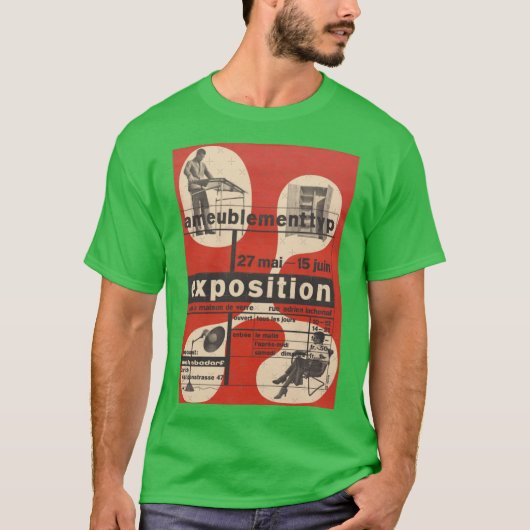 BauHaus ontwerp 50 Oversized T-shirt (Voorkant)