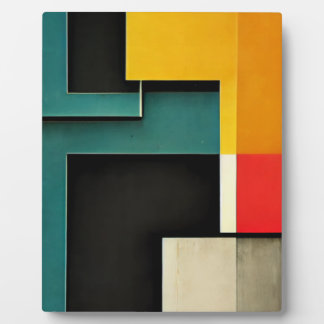 Bauhaus - ontwerp geïnspireerd door bauhausstijl fotoplaat