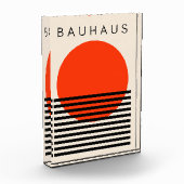 Bauhaus Oranje rode zon Fotoblokken (Links)