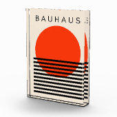 Bauhaus Oranje rode zon Fotoblokken (Rechts)