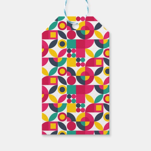 Bauhaus Party Cadeaulabel (Voorkant)