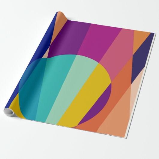 Bauhaus-patroon Cadeaupapier (Uitgerold)
