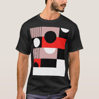 Bauhaus-patroon T-shirt