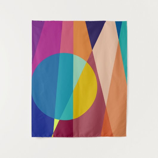 Bauhaus-patroon Wandkleed (Voorkant)