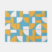 Bauhaus Pattern 03 Sierkussen Magnet Fleece Blan Deurmat (Voorkant)