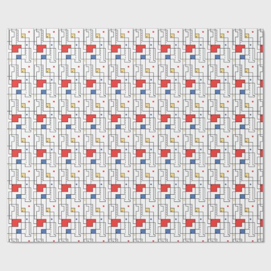 Bauhaus Pattern Cadeaupapier (Vlak)