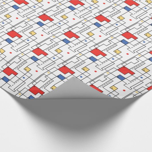 Bauhaus Pattern Cadeaupapier (Hoek)