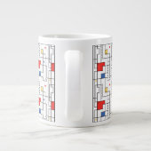 Bauhaus Pattern Grote Koffiekop (Achterkant)