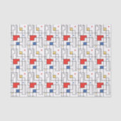 Bauhaus Pattern Tissuepapier (Voorkant)