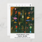 Bauhaus Paul Klee Fish Magic Exhibition Briefkaart (Voorkant / Achterkant)