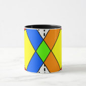 Bauhaus Pentagons Mok (Midden)