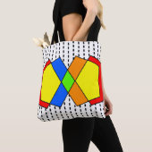 Bauhaus Pentagons Tote Bag (Dichtbij)
