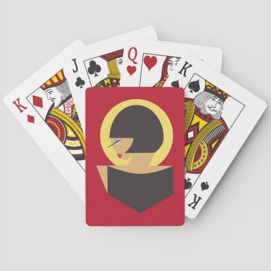 Bauhaus-portret Pokerkaarten (Achterkant)