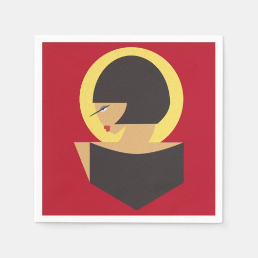 Bauhaus portret servet (Voorkant)