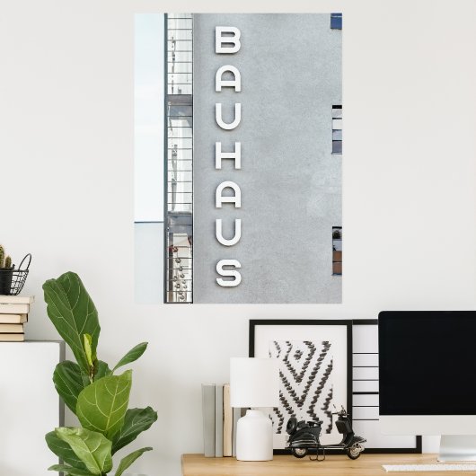 Bauhaus Poster (Thuiskantoor)