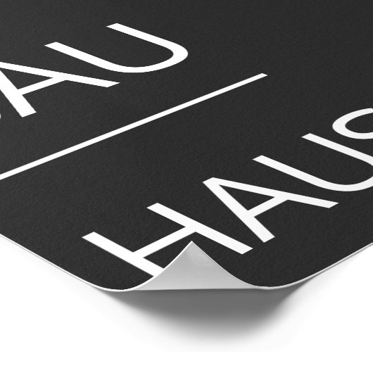 Bauhaus Poster (Hoek)