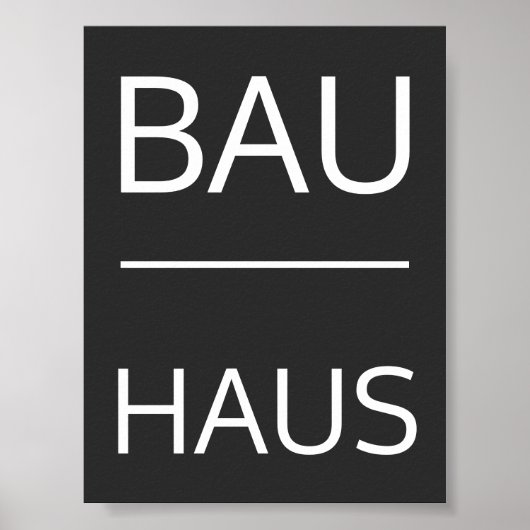Bauhaus Poster (Voorkant)