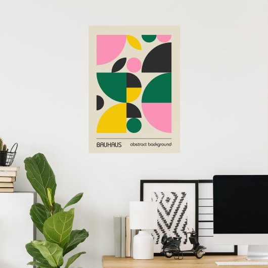 BAUHAUS POSTER (Thuiskantoor)