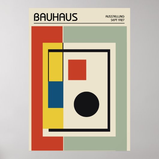 Bauhaus Poster (Voorkant)