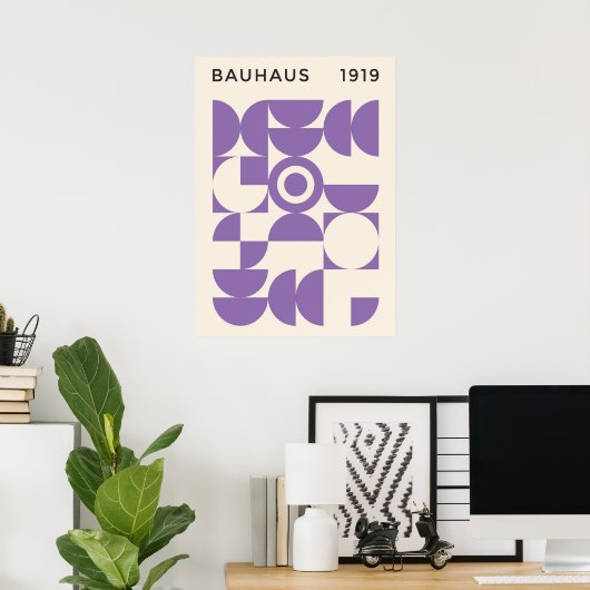 BAUHAUS POSTER (Thuiskantoor)