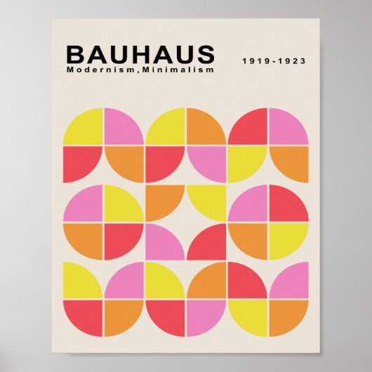Bauhaus Poster (Voorkant)