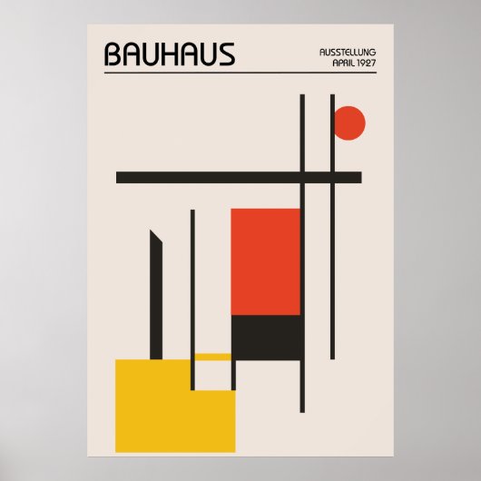 Bauhaus Poster (Voorkant)