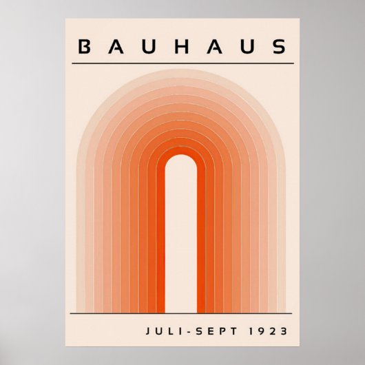BAUHAUS POSTER (Voorkant)