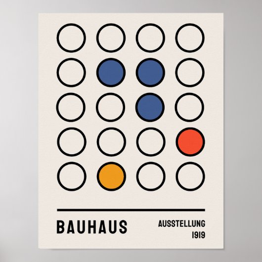 Bauhaus Poster, Bauhaus Ausstellung 1919 B21 Poster (Voorkant)