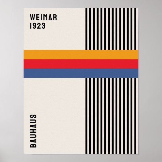 Bauhaus Poster, Bauhaus expositie 1923 B30 Poster (Voorkant)