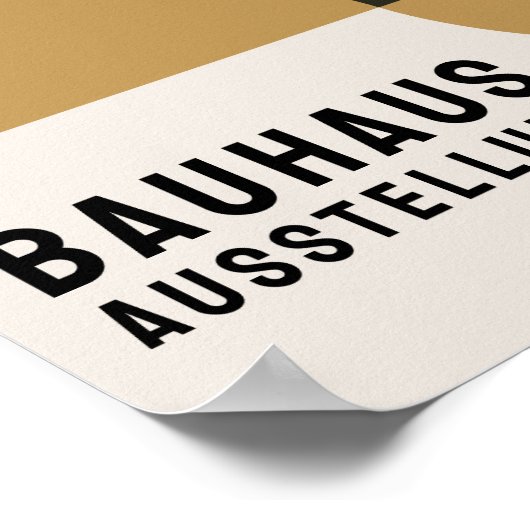 Bauhaus Poster, Bauhaus Tentoonstelling 1919 B20 P Poster (Hoek)