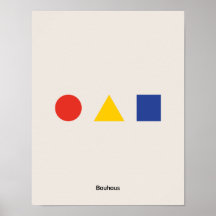 Bauhaus Poster, Bauhaus Tentoonstelling Poster B1
