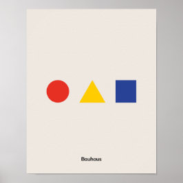 Bauhaus Poster, Bauhaus Tentoonstelling Poster B1