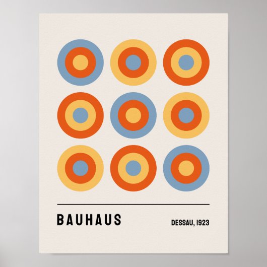Bauhaus Poster, Bauhaus Tentoonstelling Poster B23 (Voorkant)