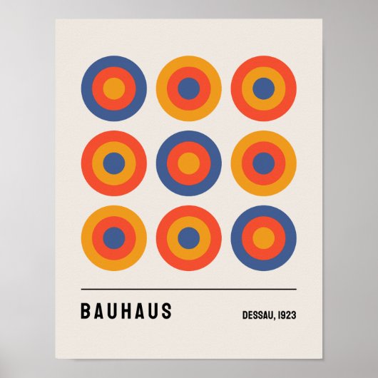 Bauhaus Poster, Bauhaus Tentoonstelling Poster B25 (Voorkant)