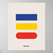 Bauhaus Poster, Bauhaus Tentoonstelling Poster B3