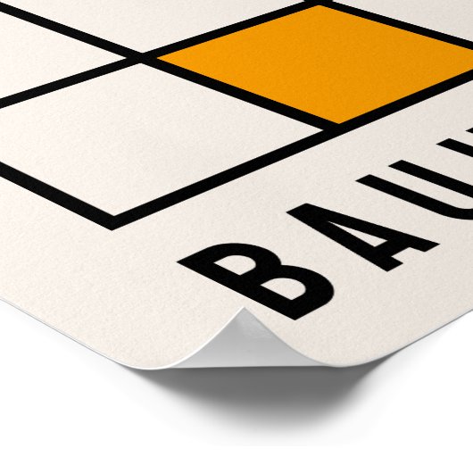 Bauhaus Poster, Bauhaus Tentoonstelling Print B16 (Hoek)