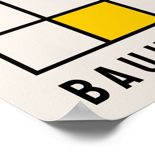 Bauhaus Poster, Bauhaus Tentoonstelling Print B17 (Hoek)