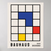 Bauhaus Poster, Bauhaus Tentoonstelling Print B17 (Voorkant)